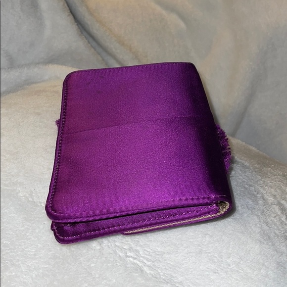 COPY - Bcbgmaxazzari Purple Wristlet / Satin - Cu… - Picture 11 of 12